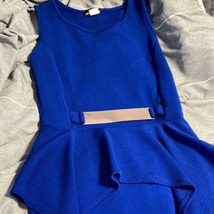 Blue dress